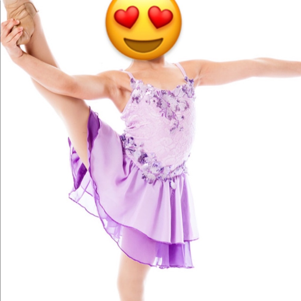 Lyrical dance costume size small (4-5)